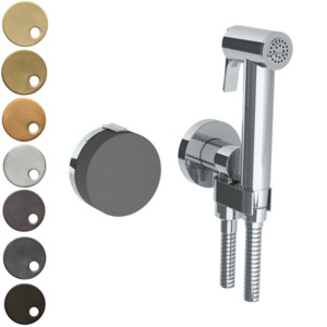 Watermark Collection Elements: The Watermark Collection | Elements Handheld Bidet Sprayer Set with Mixer | Scallop Insert