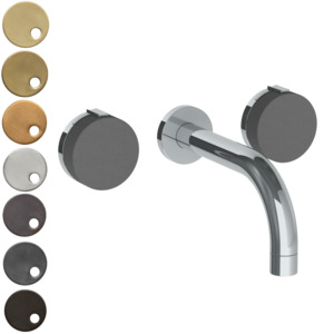 The Watermark Collection Elements Wall Mounted 3 Hole Bath Set | Scallop Insert