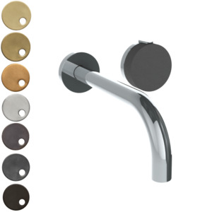 The Watermark Collection Elements Wall Mounted 2 Hole Basin Set with 212mm Spout&hellip;