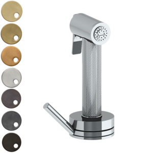 The Watermark Collection Titanium Independent Pull Out Rinse Spray with Integrated Mixer