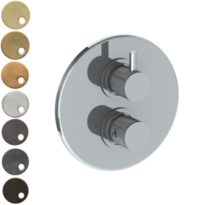 The Watermark Collection Titanium Thermostatic Shower Mixer with Diverter