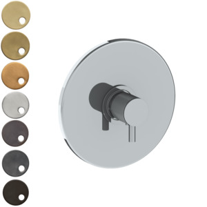 The Watermark Collection Titanium Thermostatic Shower Mixer