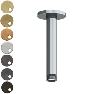 The Watermark Collection Titanium Ceiling Mounted Shower Arm 140mm