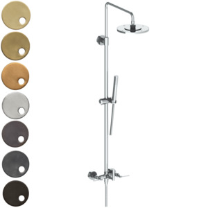 The Watermark Collection Highline Exposed Deluge Shower & Hand Shower Set | Lever Handle