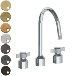 The Watermark Collection Urbane 3 Hole Kitchen Set with Swan Spout | Cooper Handle