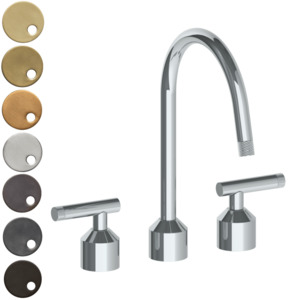 The Watermark Collection Urbane 3 Hole Kitchen Set with Swan Spout | Astor Handle