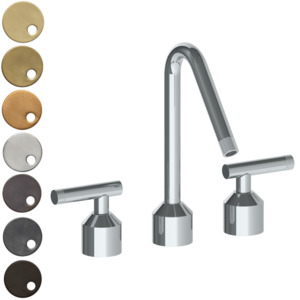 The Watermark Collection Urbane 3 Hole Kitchen Set with Angled Spout | Astor Handle
