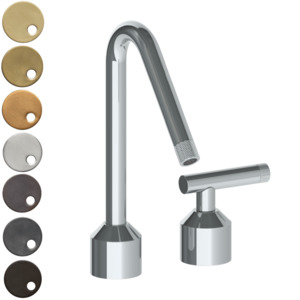 The Watermark Collection Urbane 2 Hole Kitchen Set with Angled Spout | Astor Handle