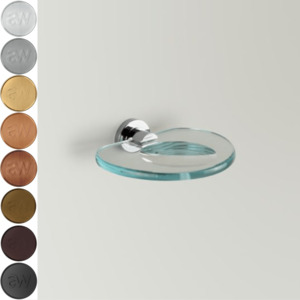 Soap Dishes: Astra Walker Icon + Glass Soap Dish