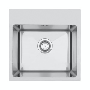 Laundry Sink Stainless Steel: Mercer DV Stoneleigh Single Sink | 360mm