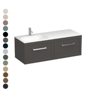 Hampton Spio 1200 2 Drawer Vanity Left Basin