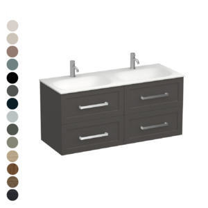 Hampton Spio 1200 4 Drawer Vanity Double Basin