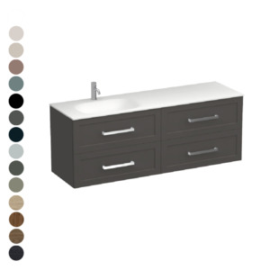 Vanities Bathroom Vanity Nz: Hampton Spio 1500 4 Drawer Vanity Left Basin