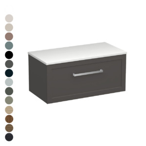 Hampton Opaco 900 1 Drawer Wall Vanity