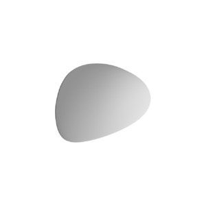 Mirror Cabinet Bathroom Mirror: Galaxy 800 Organic Shaped LED Backlit Mirror