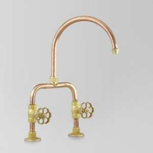 Outdoor: Astra Walker Eden Hob Mounted Sink Set | Brass Handle