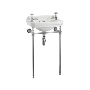 Traditional Basins: Burlington Edwardian Rectangle 510mm Cloakroom Basin