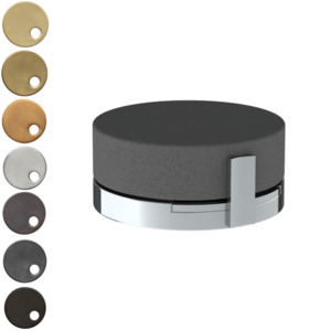 The Watermark Collection Elements Hob Mounted Mixer Clockwise Opening | Scallop Insert