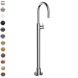 Buddy Round Floor Mount Bath Filler