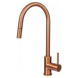 Mercer Aurora Gooseneck Pull Out Mixer | Copper