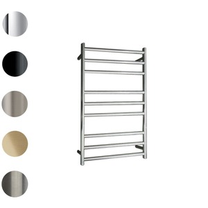 Tube 9 Bar Heated Towel Ladder | 900 x 650mm