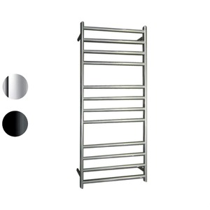Tube 12 Bar Heated Towel Ladder | 1200 x 650mm