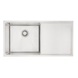 10 Discount: Mercer DV Salford Single Sink with Drainer | 450mm