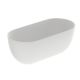 Kurv 1700 Freestanding Bath | Matt White