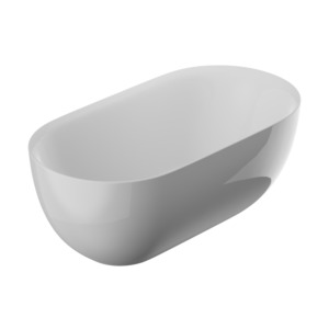 Plumbline Baths: Kurv 1600 Freestanding Bath