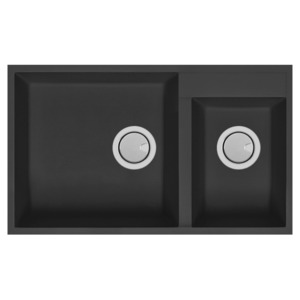 Mercer Duro Granite Milan Double Sink | 460 + 260mm