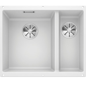Blanco Silgranit Subline 340/160-U Double Sink | White