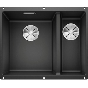 Blanco Silgranit Subline 340/160-U Double Sink | Anthracite
