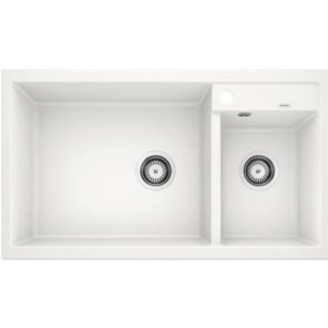 Blanco Silgranit Metra 9 Double Sink | White