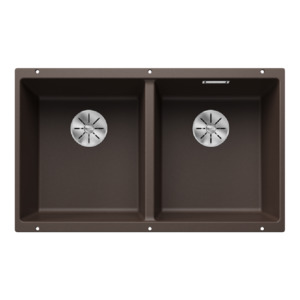 Blanco Silgranit Subline 350/350-U Double Sink | Coffee