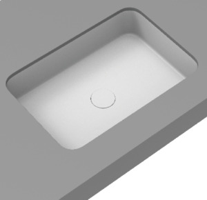 Super-Thin Rectangle Undermount Basin