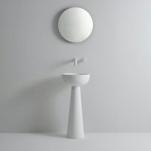 Freestanding Basins: Mains Water Co. | Lunar Pedestal Basin