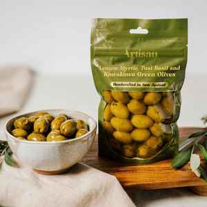 Our Artisan: Lemon Myrtle & Kawakawa Infused Olives
