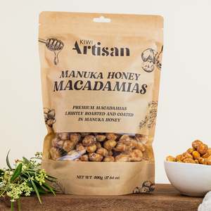 Manuka Honey Macadamias 500g