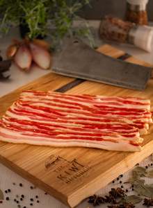Bacon: Award Winning - Dry Cure Streaky Bacon - Sticky Maple