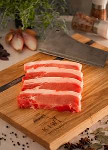 Marinated Pork Sirloin Steaks - Frozen