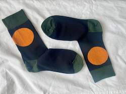 Man 1: Osaka green merino sock