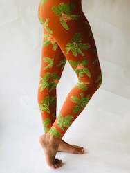 Woman 1: Rust Palm Legs