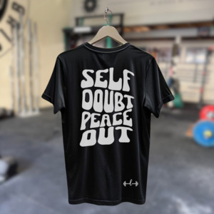 Self Doubt Peace Out Lyft Athletica Powerlifting Activewear