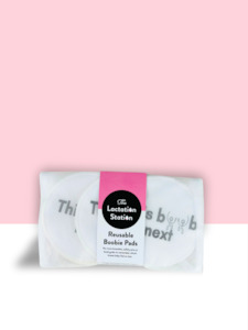 Boobie Essentials: Reusable Boobie Pads- 6 pack + wash bag
