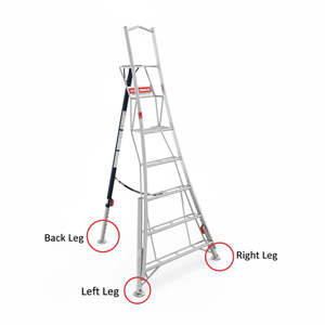 Accessories: 2025 Adjustable Tripod Ladder Back Leg 180.3