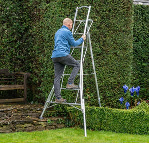 Sales: 2023 Edition Platform Ladder - 3 Legs Adjustable 8ft / 2.4m
