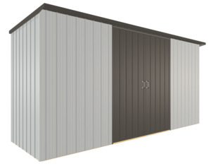 Duratuf Kiwi Shed KL4212-DS - 4.2m x 1.2m (Coloured Finish)