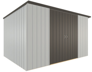 All Sheds Workshops: Duratuf Kiwi Shed KL3412-DS - 3.4m x 1.2m (Colour Finish)