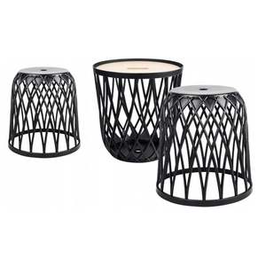 Garden Pots And Planters: Prosperplast Uniqubo Set of 3 Basket Furniture Set