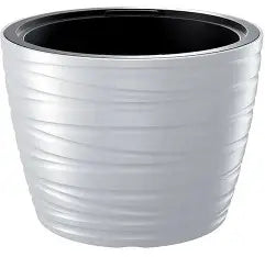 Garden Pots And Planters: Prosperplast MAZE Round Garden Pot - 475mm (W) x 349mm (H)